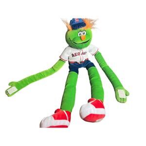 RARE Vintage Red Sox Wally Green Monster Plush Toy Long Arms Leg Knee Hugger 21"